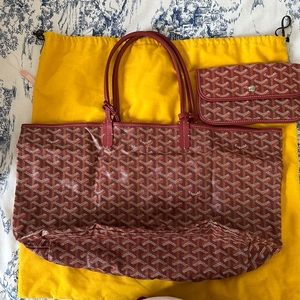Goyard Red PM Tote